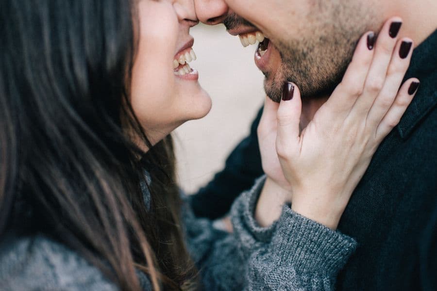 Couple enjoying a romantic date